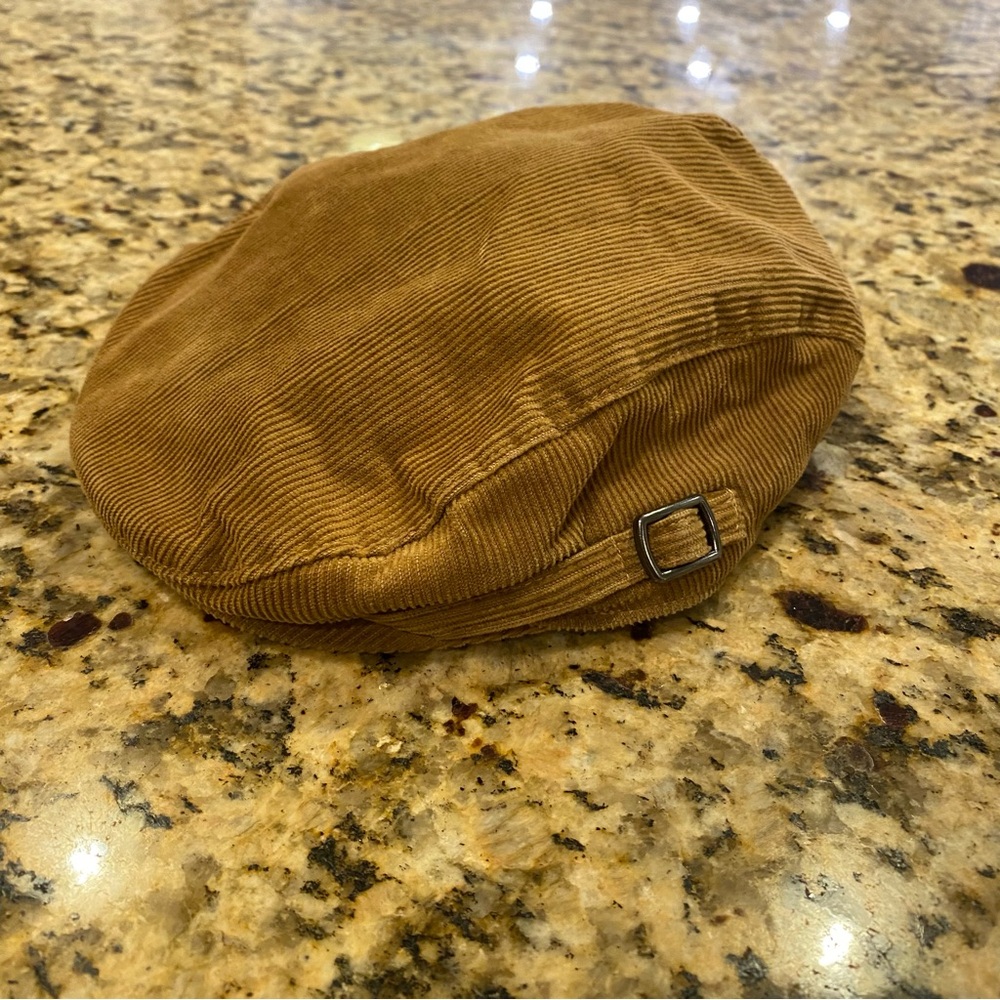 Janie And Jack Tan Corduroy Jeff Cap 12 - 24 Months Baby Boy Hat